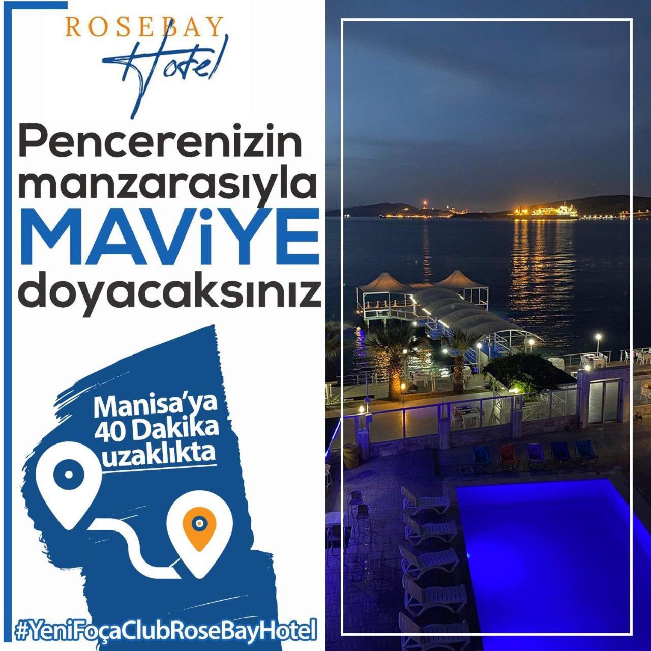 Club Rose Bay Hotel Foça Bagian luar foto